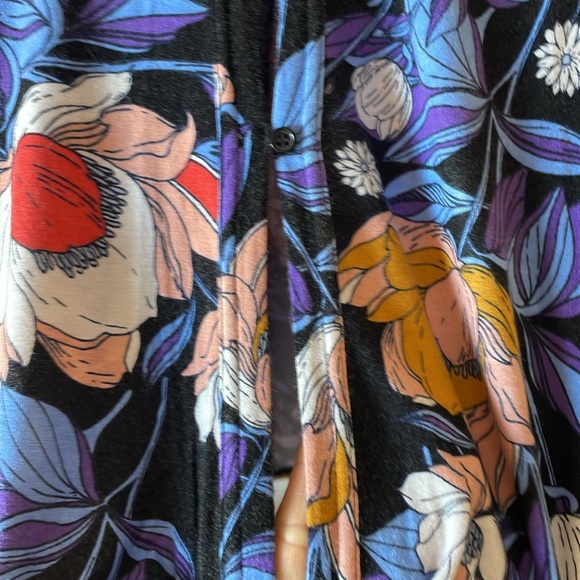 Free people, flowered shirt, with bowtie sleeves - Picture 4 of 8